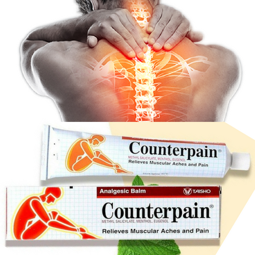 Counterpain Analgesic Ointment Relieves Joint Arthritis Pain Muscle Ache Sports Injury Sprain Massage Thailand