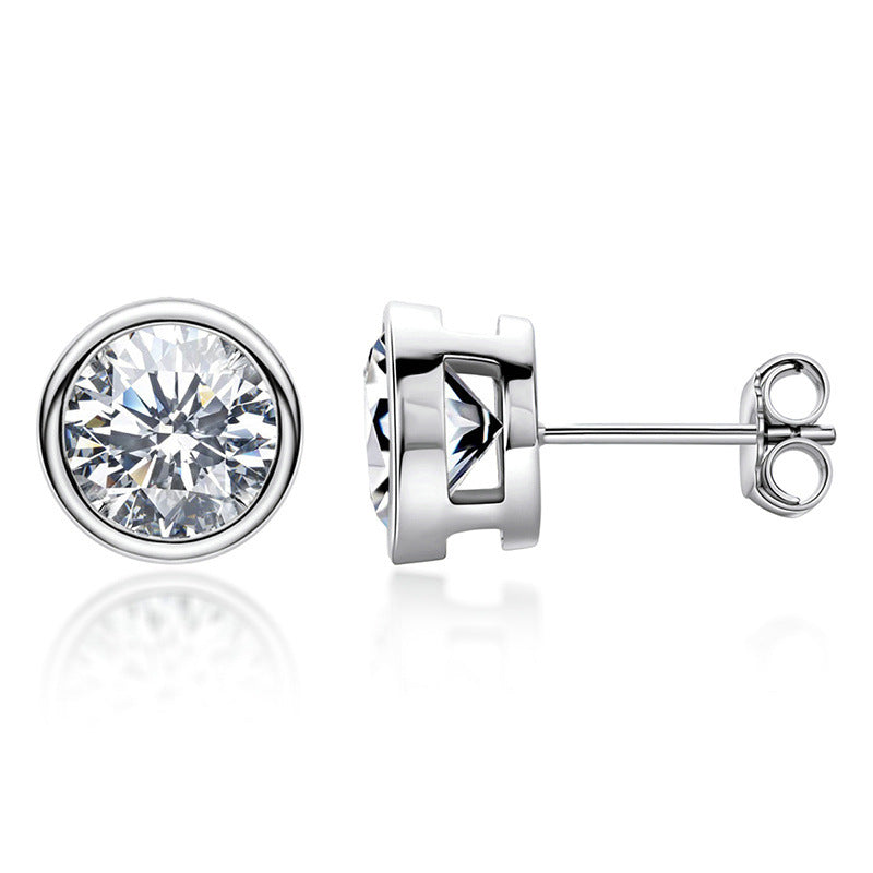 0.51 Carat Moissanite Stud Earrings