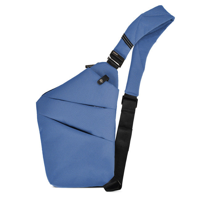 Canvas Chest Bags For Men And Women Across One Shoulder