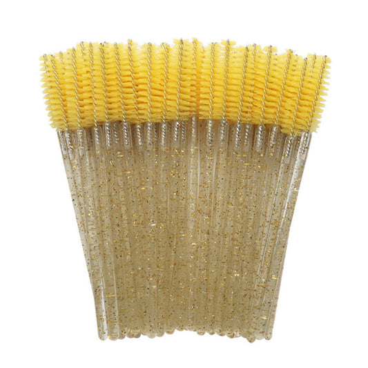 Disposable crystal rod eyelash brush