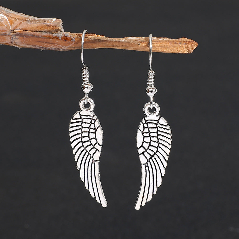 Women's Triangle Wings Vintage Earrings