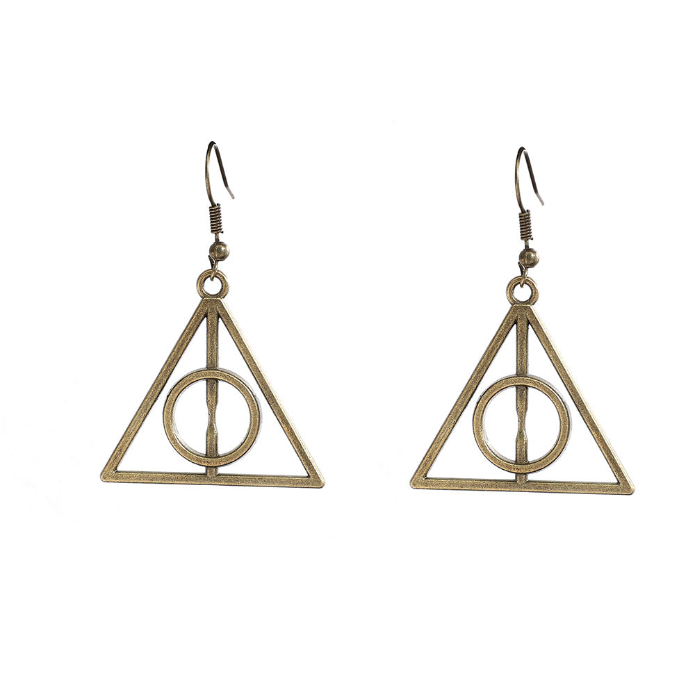 Women's Triangle Wings Vintage Earrings